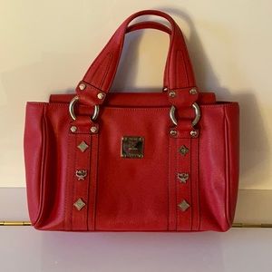 MCM ❣️ Red Leather HandBag